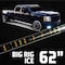 Recon 62IN BIG RIG ICE LED RUNNING LIGHT KIT IN AMBER 2PC INCL L/R SIDES 26414X - alternate 1
